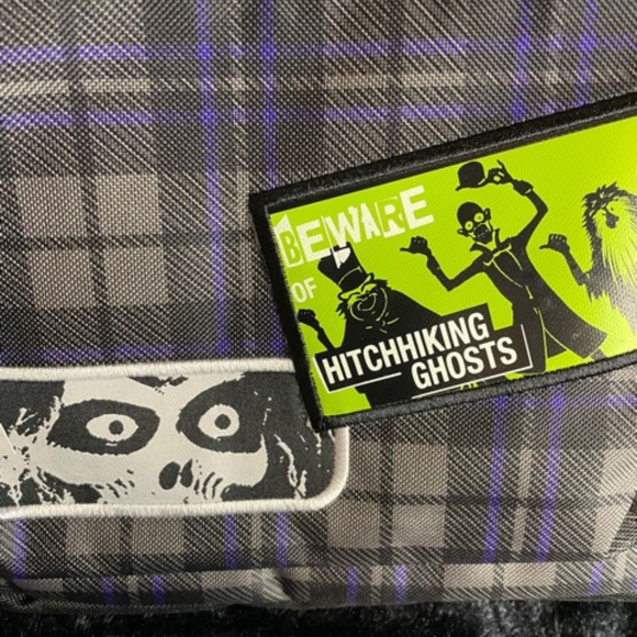 NWT Haunted Mansion Plaid Backpack - Picture 5 of 5